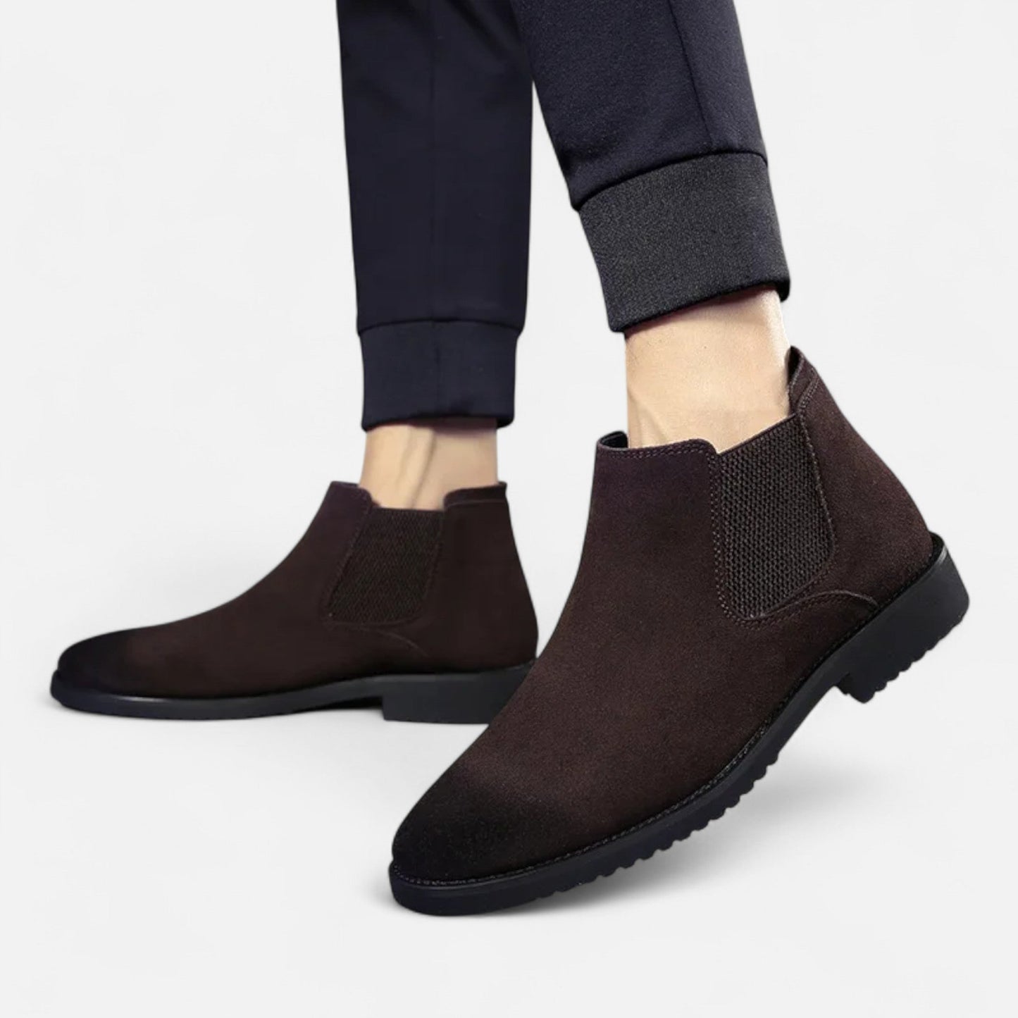 Valcien | Men’s High-Top Leather Chelsea Martin Boots