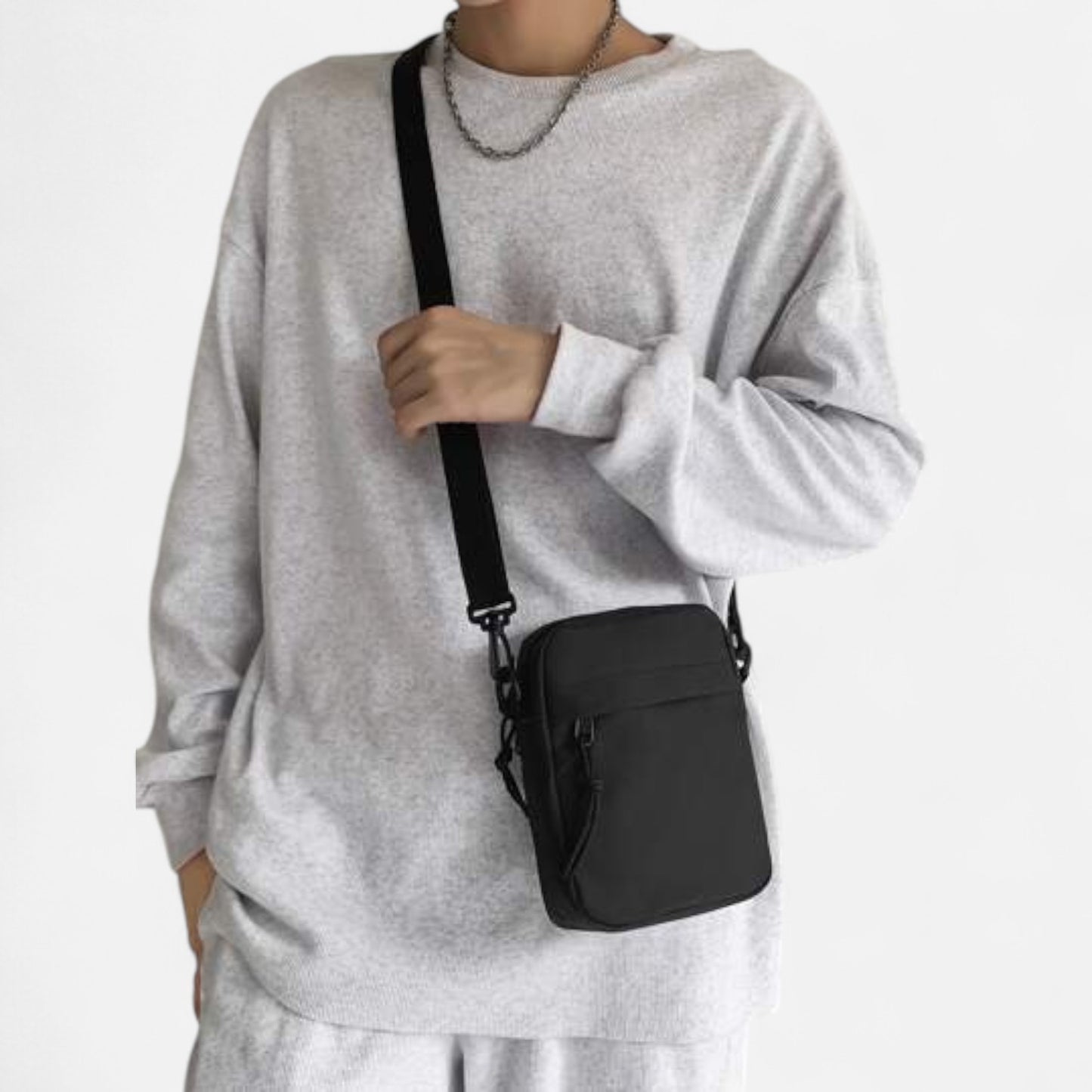 Valcien | Unisex Mini Crossbody Bag – Minimalist Design, Everyday Utility