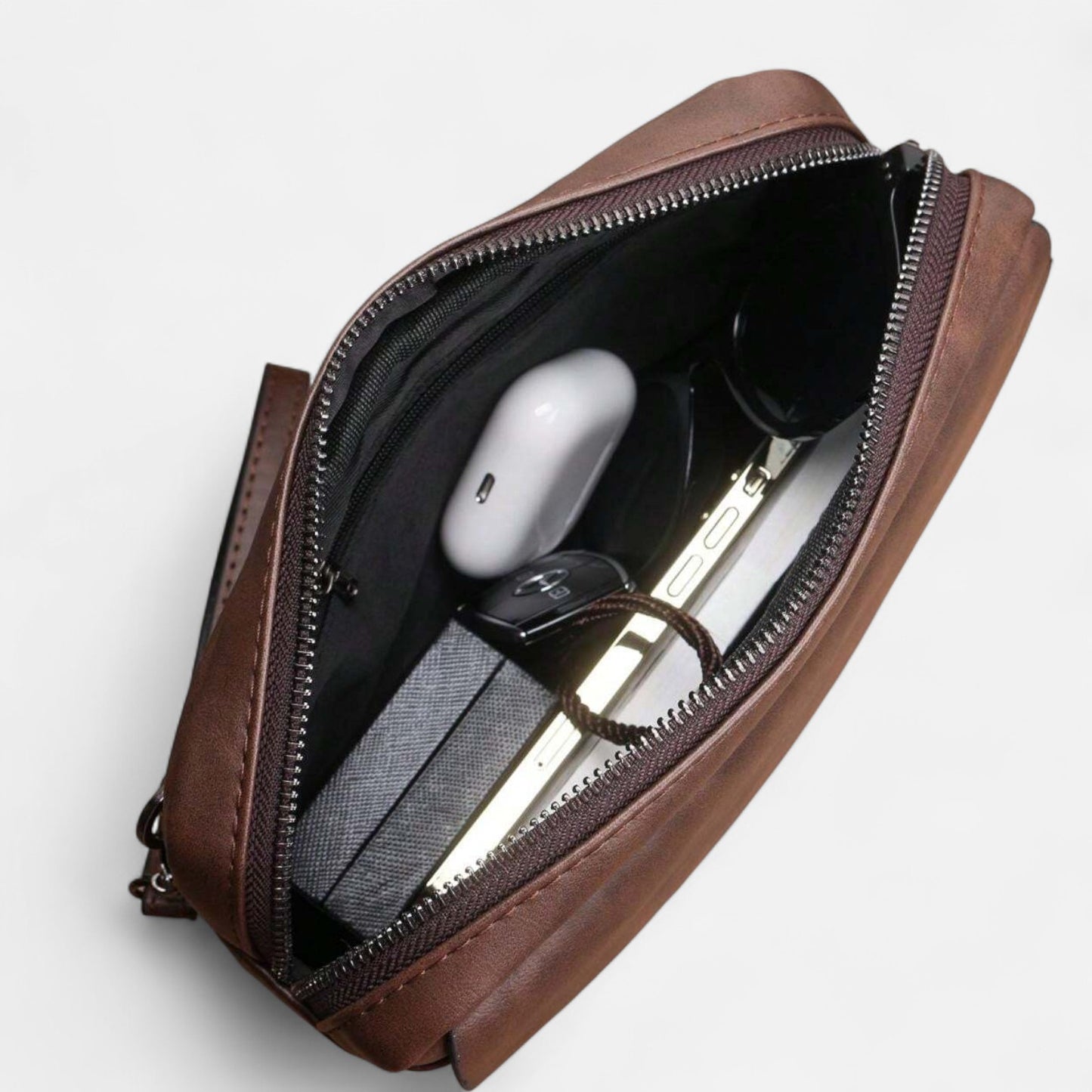 Valcien | Men's Vintage Clutch Wristlet Bag – Classic Form, Modern Function