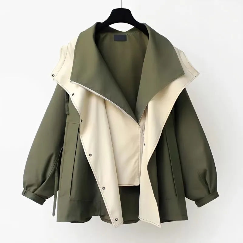 Valcien | Women’s Water-Repellent Trench Coat – Modern Lines, Timeless Appeal