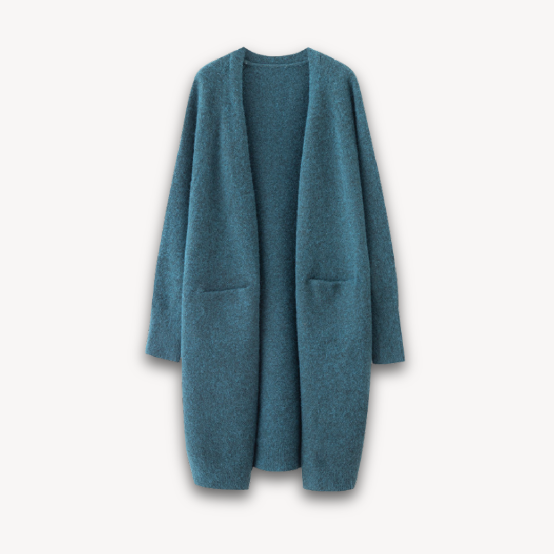 Vero – Women’s Long Open-Front Cardigan – Timeless Everyday Layer