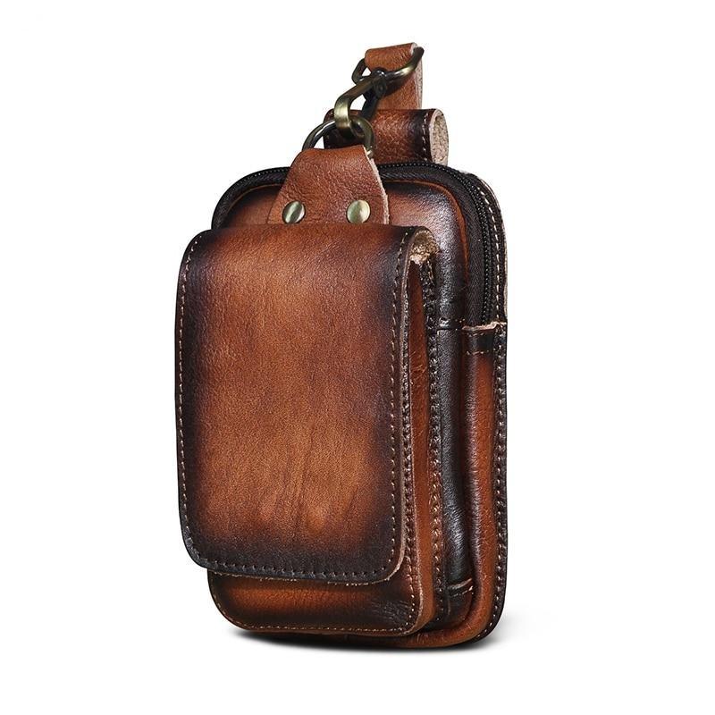 Men’s Crossbody Belt Bag | Multi-Pocket Waist Organizer
