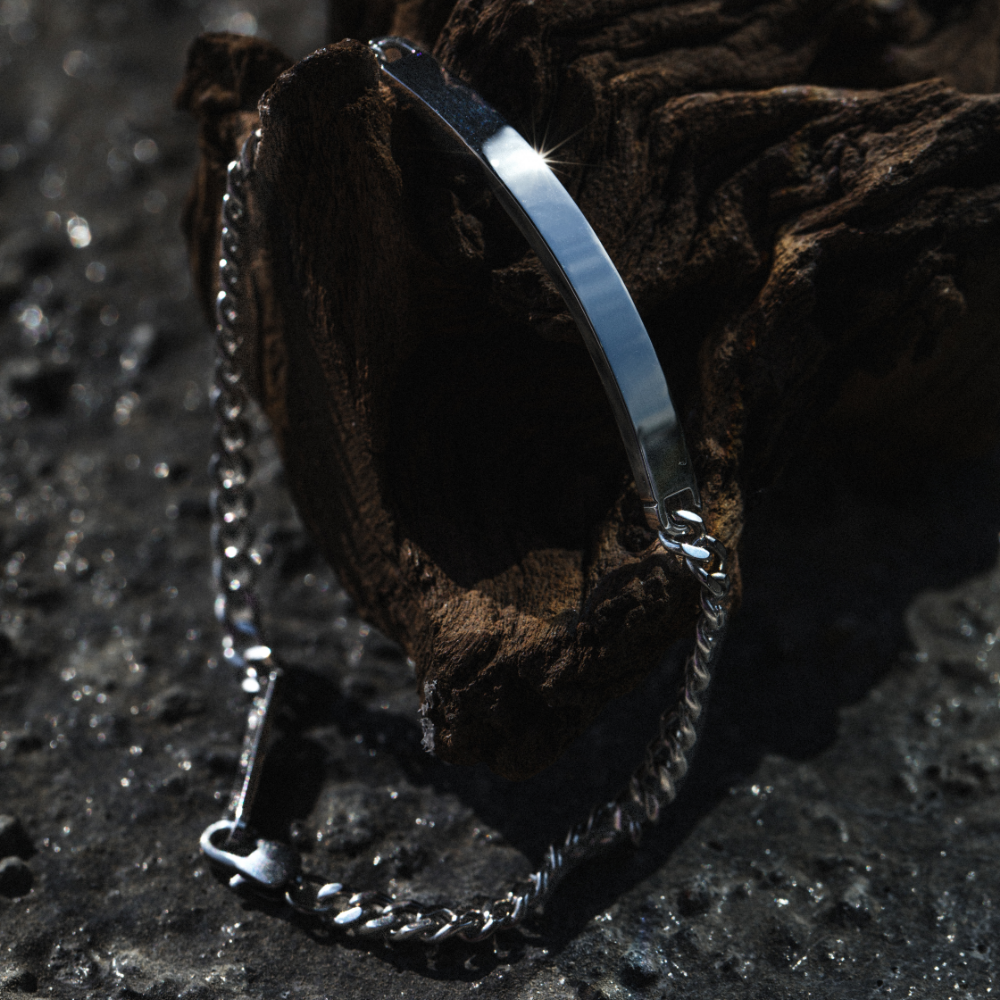 Men's Classic Wear Bracelet Silver