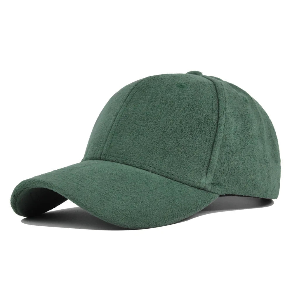 Men’s Suede Cap – Classic Vintage Casquette Style Hat