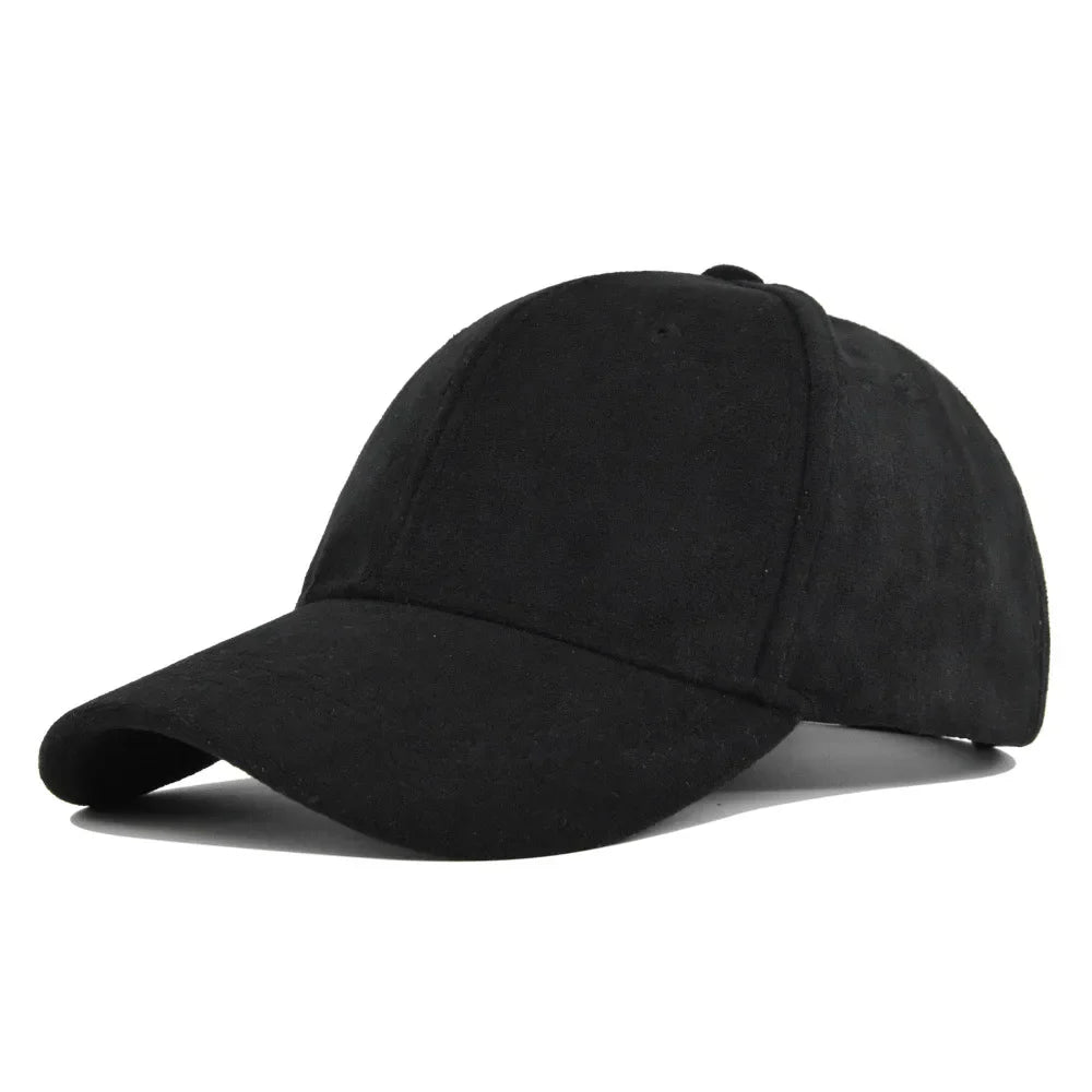 Men’s Suede Cap – Classic Vintage Casquette Style Hat
