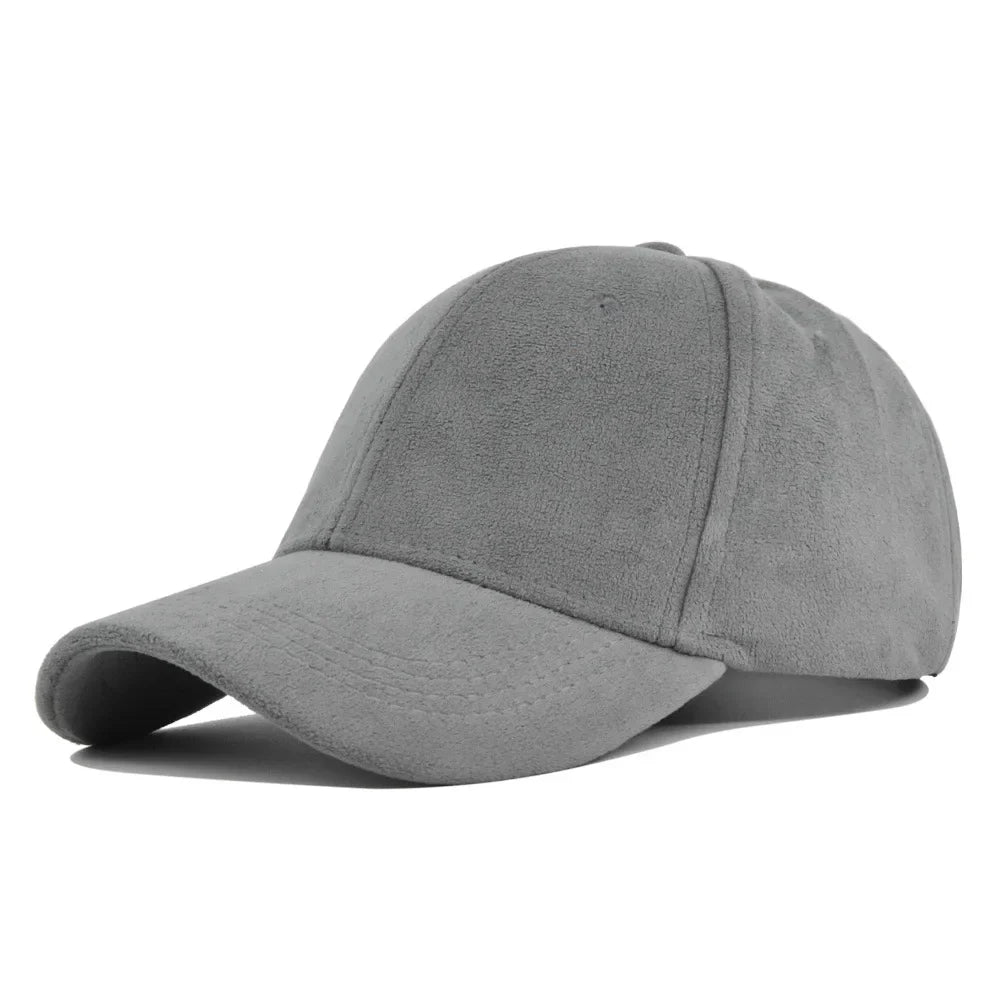 Men’s Suede Cap – Classic Vintage Casquette Style Hat