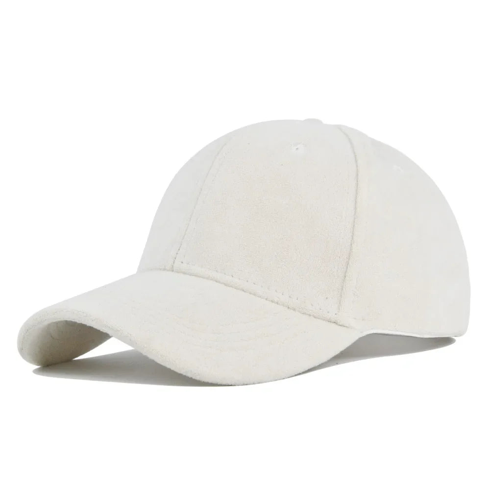 Men’s Suede Cap – Classic Vintage Casquette Style Hat