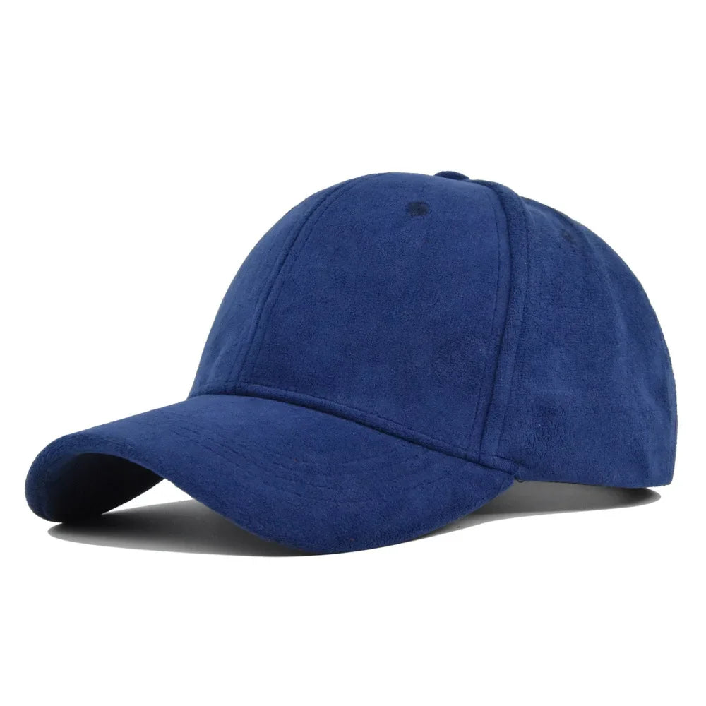 Men’s Suede Cap – Classic Vintage Casquette Style Hat