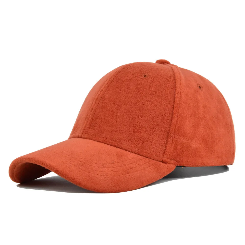 Men’s Suede Cap – Classic Vintage Casquette Style Hat