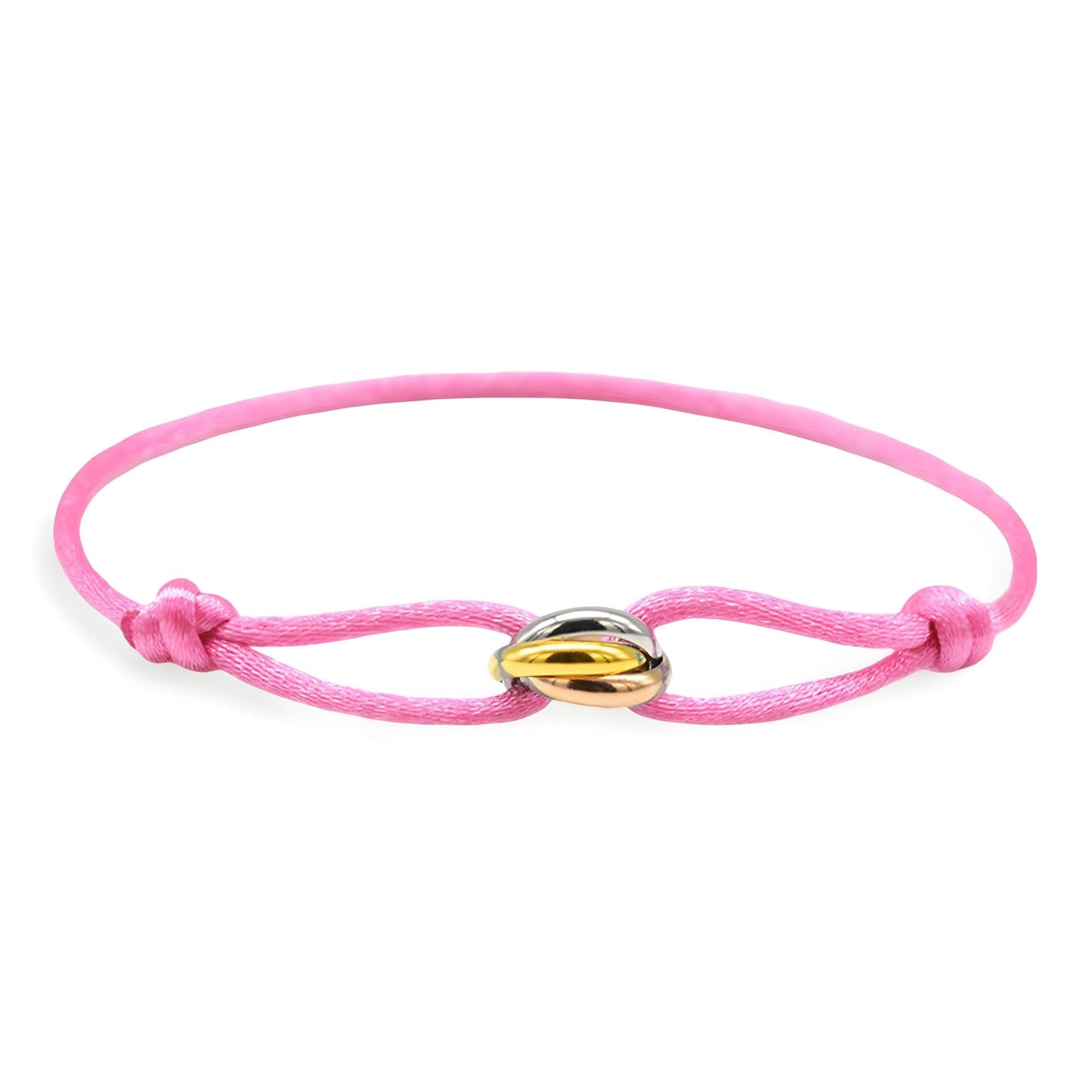 Valcien | Classic Cord Bracelet With Interlaced Circles