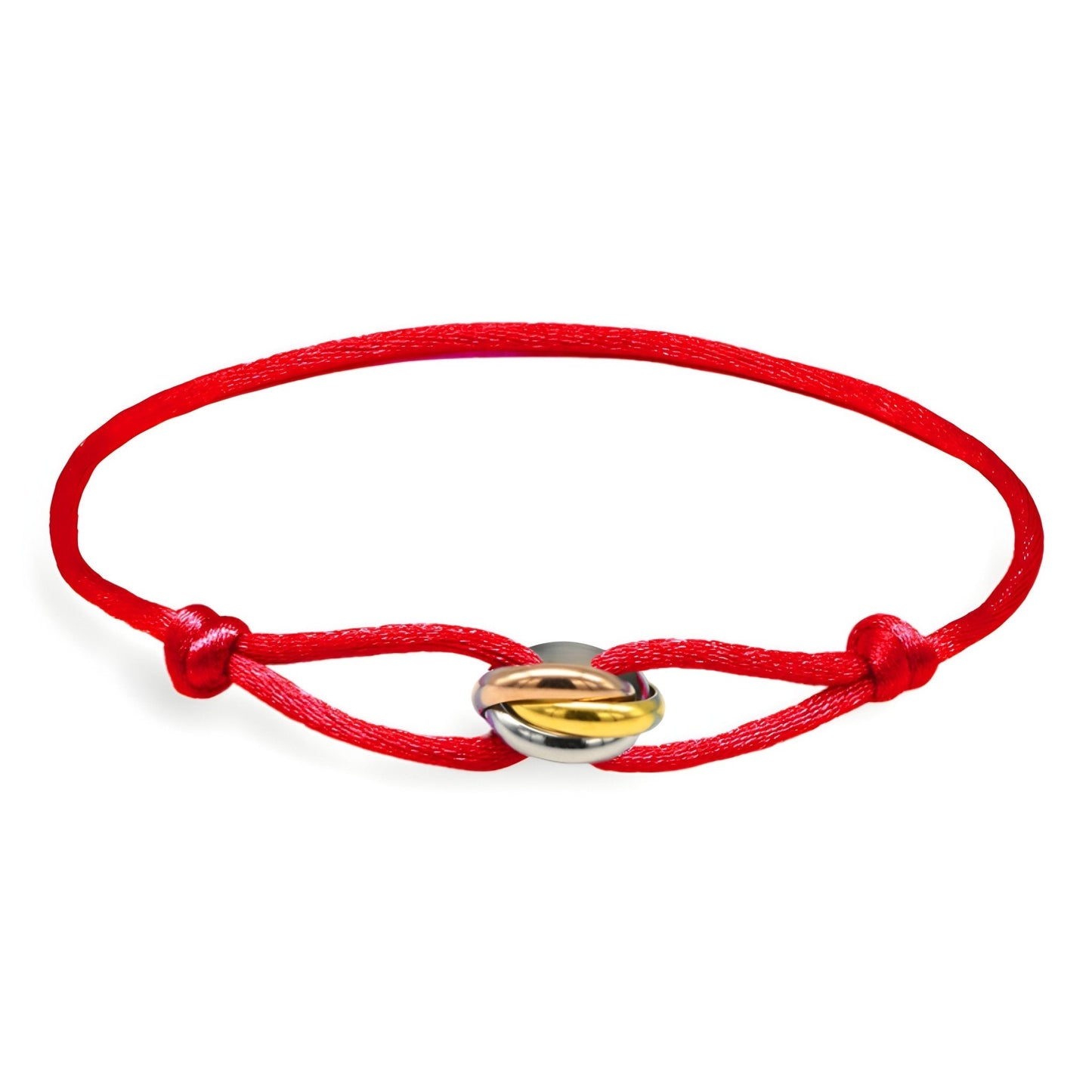 Valcien | Classic Cord Bracelet With Interlaced Circles