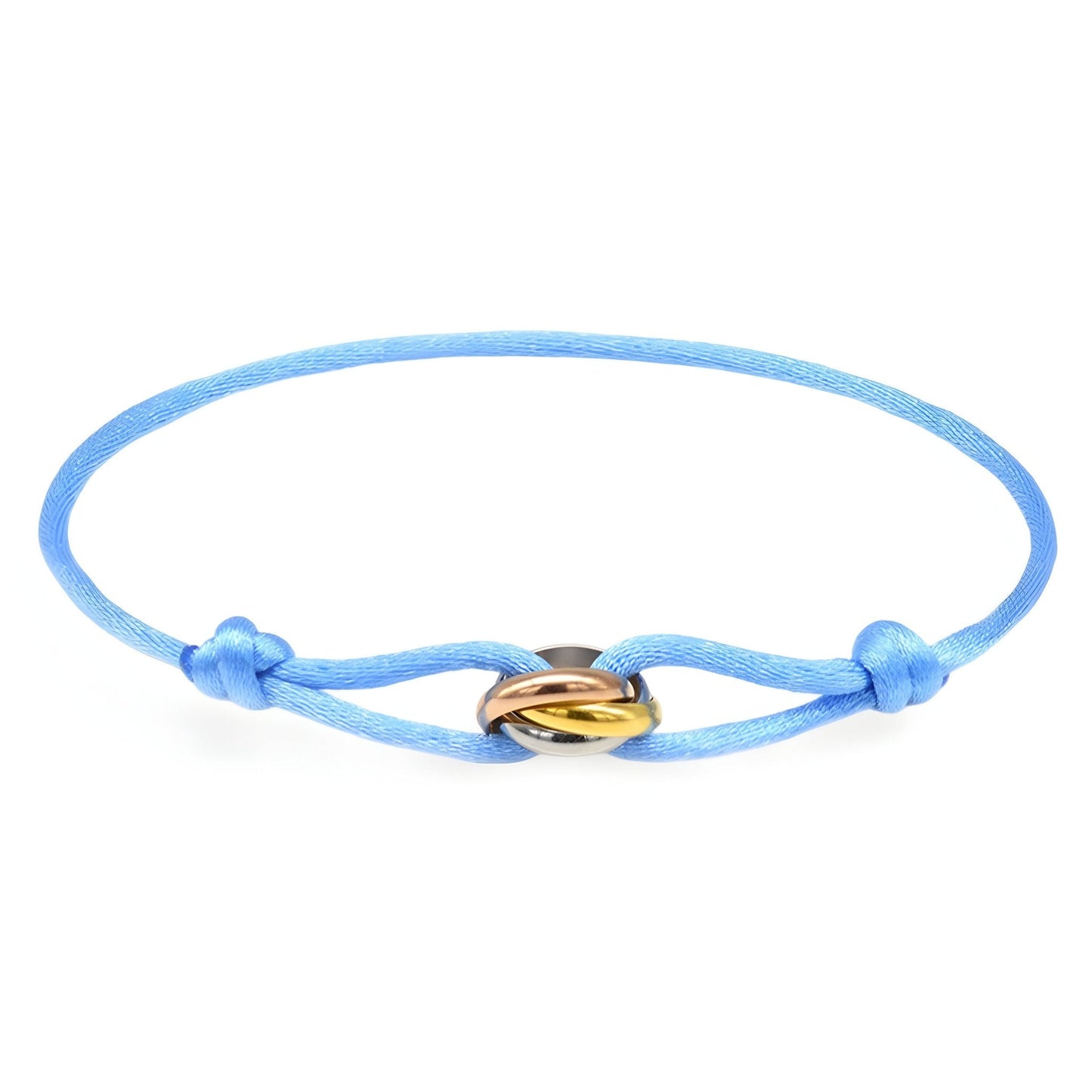 Valcien | Classic Cord Bracelet With Interlaced Circles