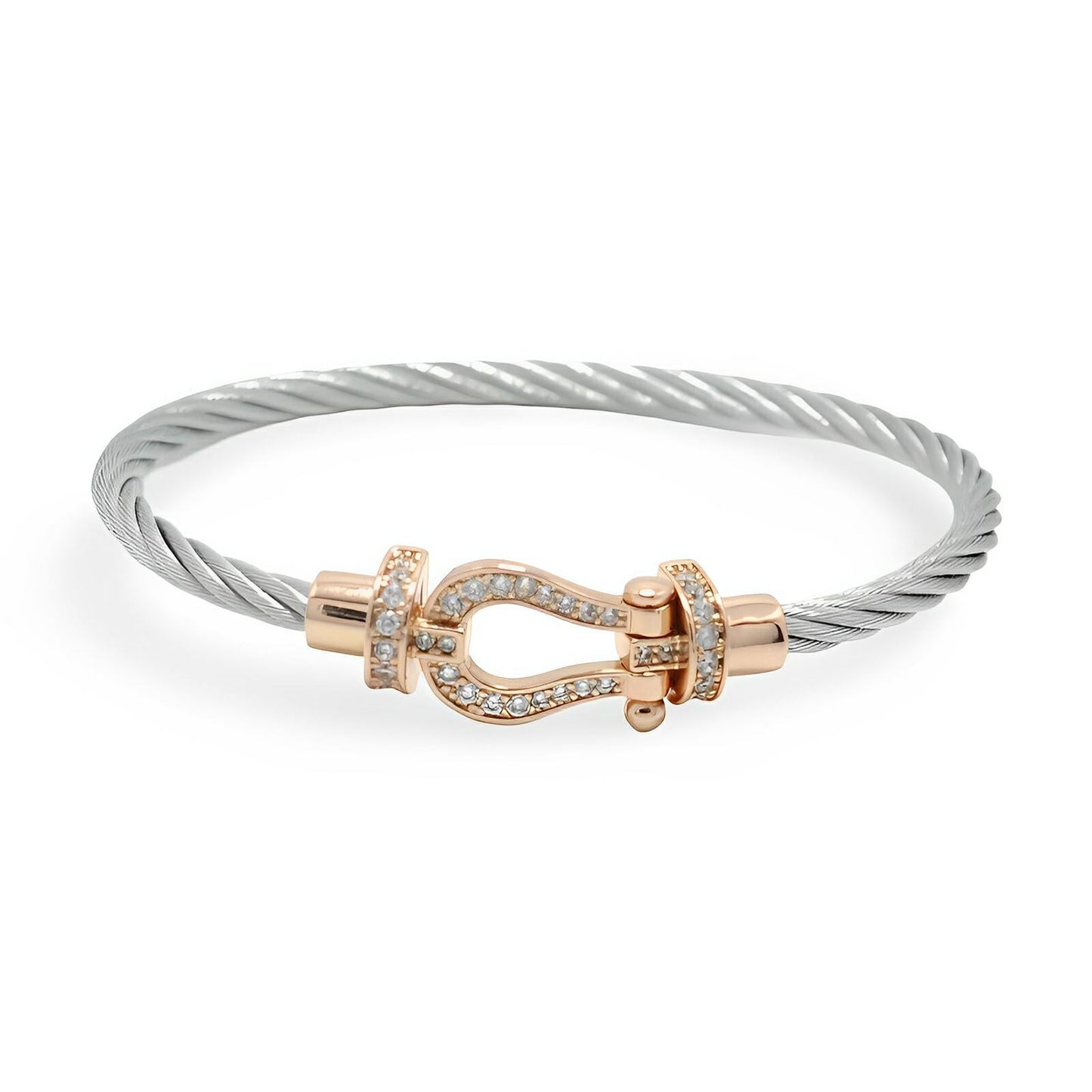 Valcien | Buckle Bracelet Titanium Cord Classic Stainless Steel