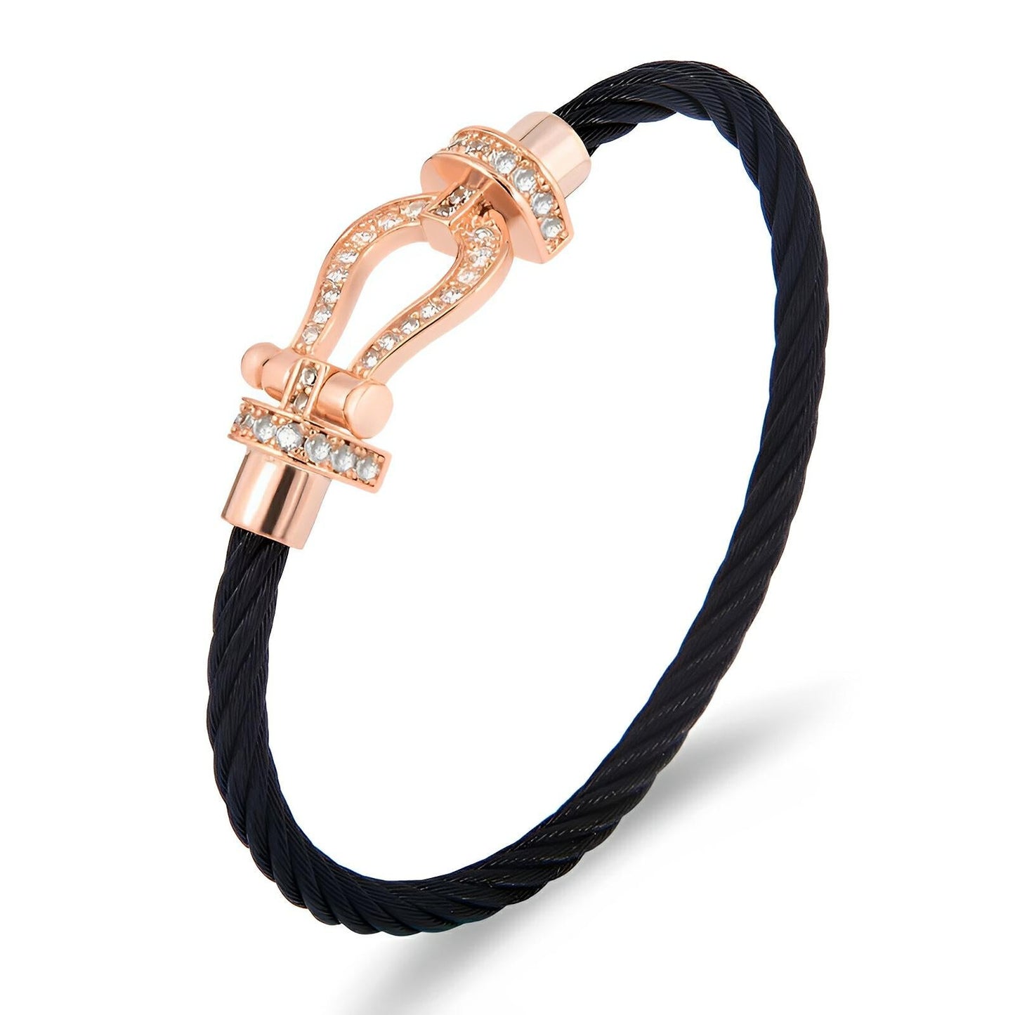 Valcien | Buckle Bracelet Titanium Cord Classic Stainless Steel