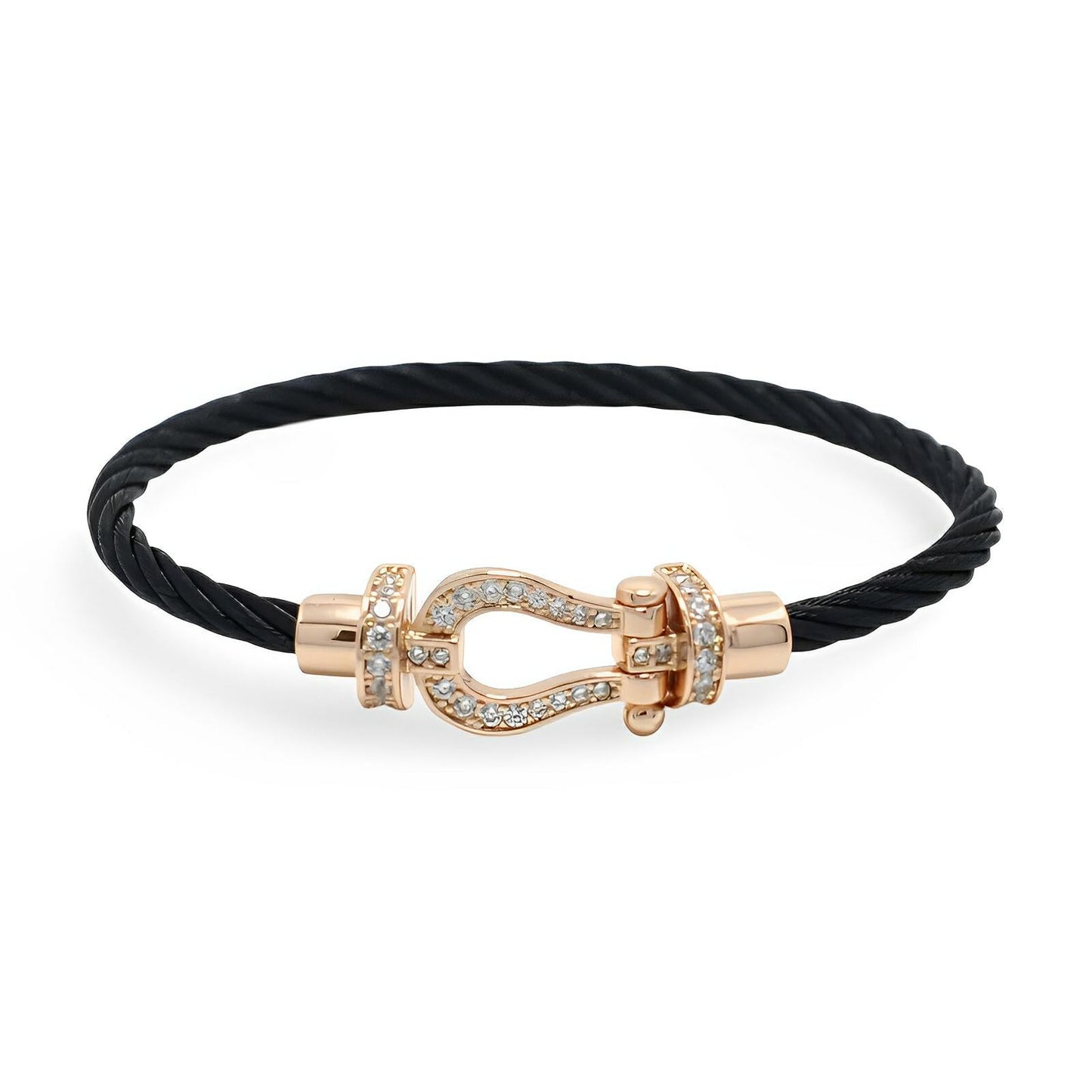 Valcien | Buckle Bracelet Titanium Cord Classic Stainless Steel