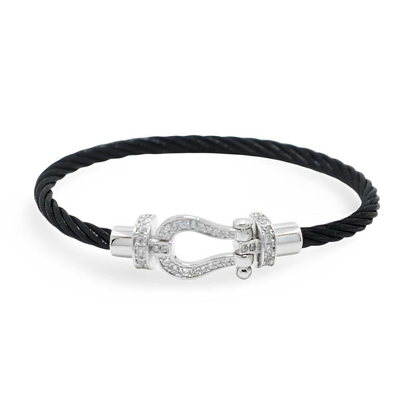 Valcien | Buckle Bracelet Titanium Cord Classic Stainless Steel