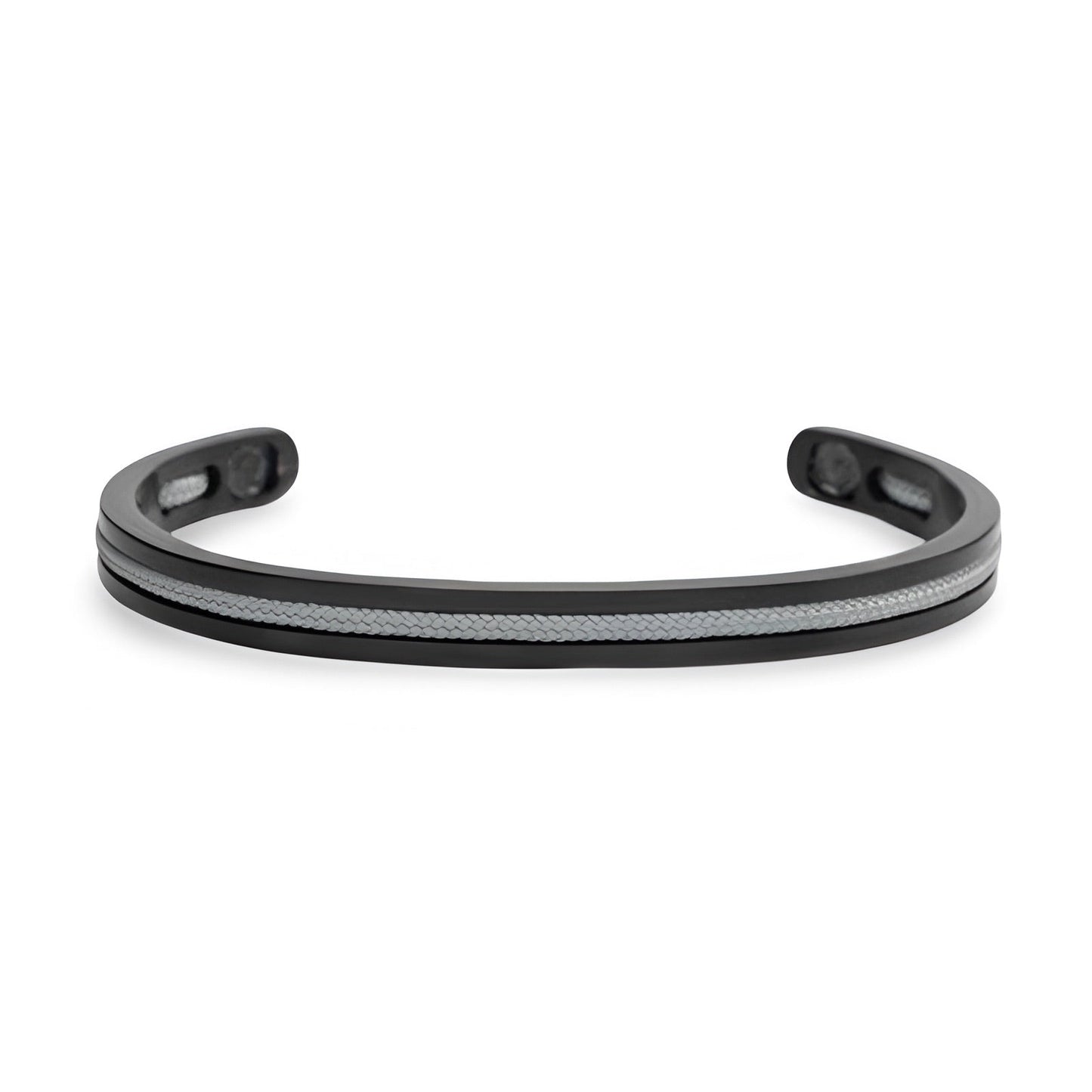 Valcien | Personalized Stainless Steel Cuff Bracelet With Integrated Cord