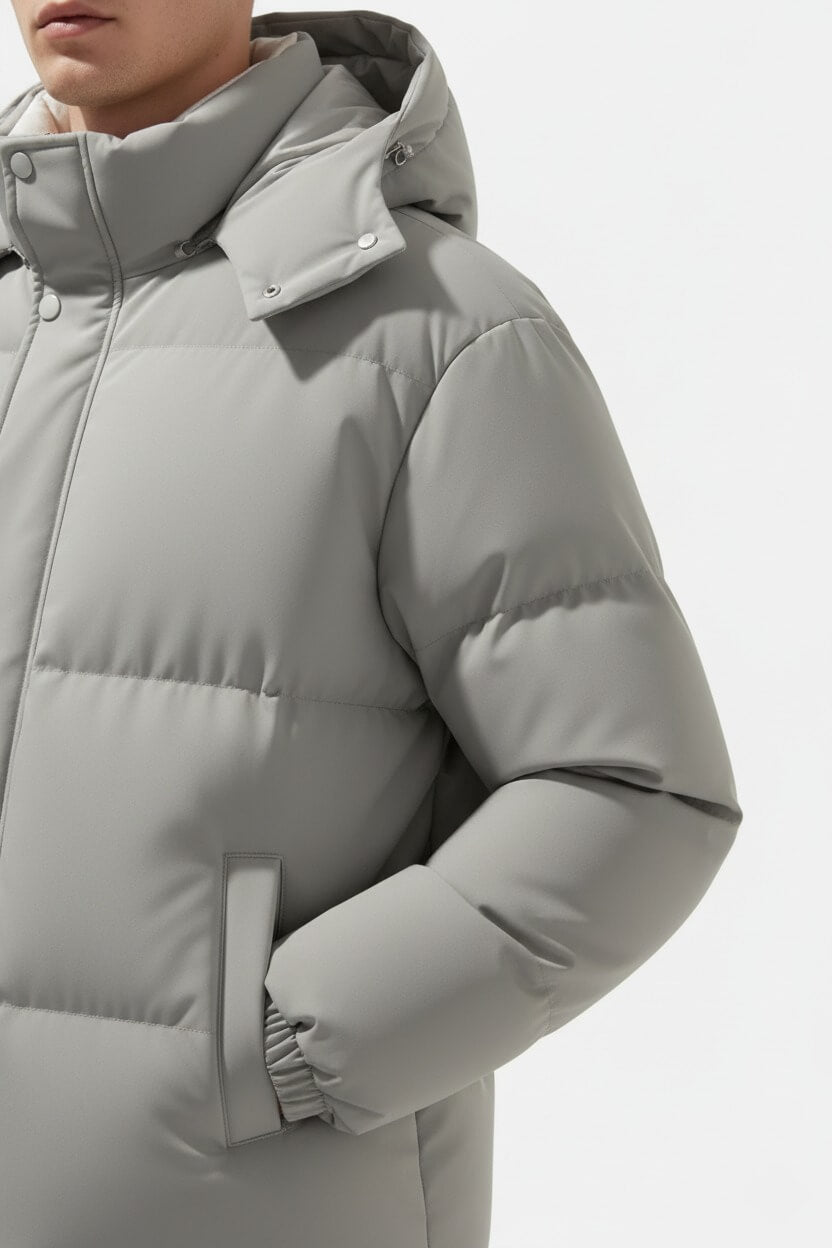 Valcien | Men’s Hooded Parka – Windproof Casual Outerwear