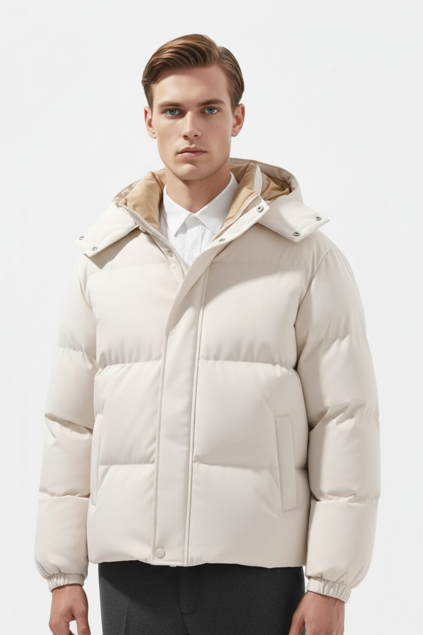 Valcien | Men’s Hooded Parka – Windproof Casual Outerwear