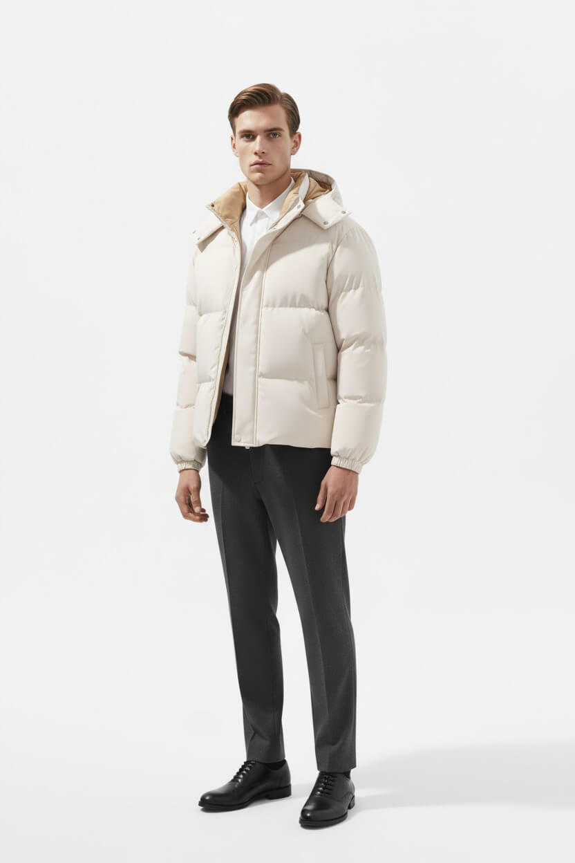 Valcien | Men’s Hooded Parka – Windproof Casual Outerwear