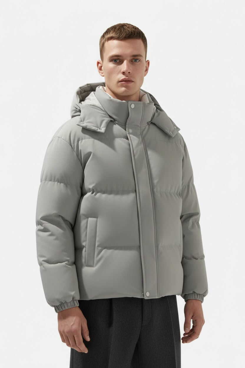 Valcien | Men’s Hooded Parka – Windproof Casual Outerwear