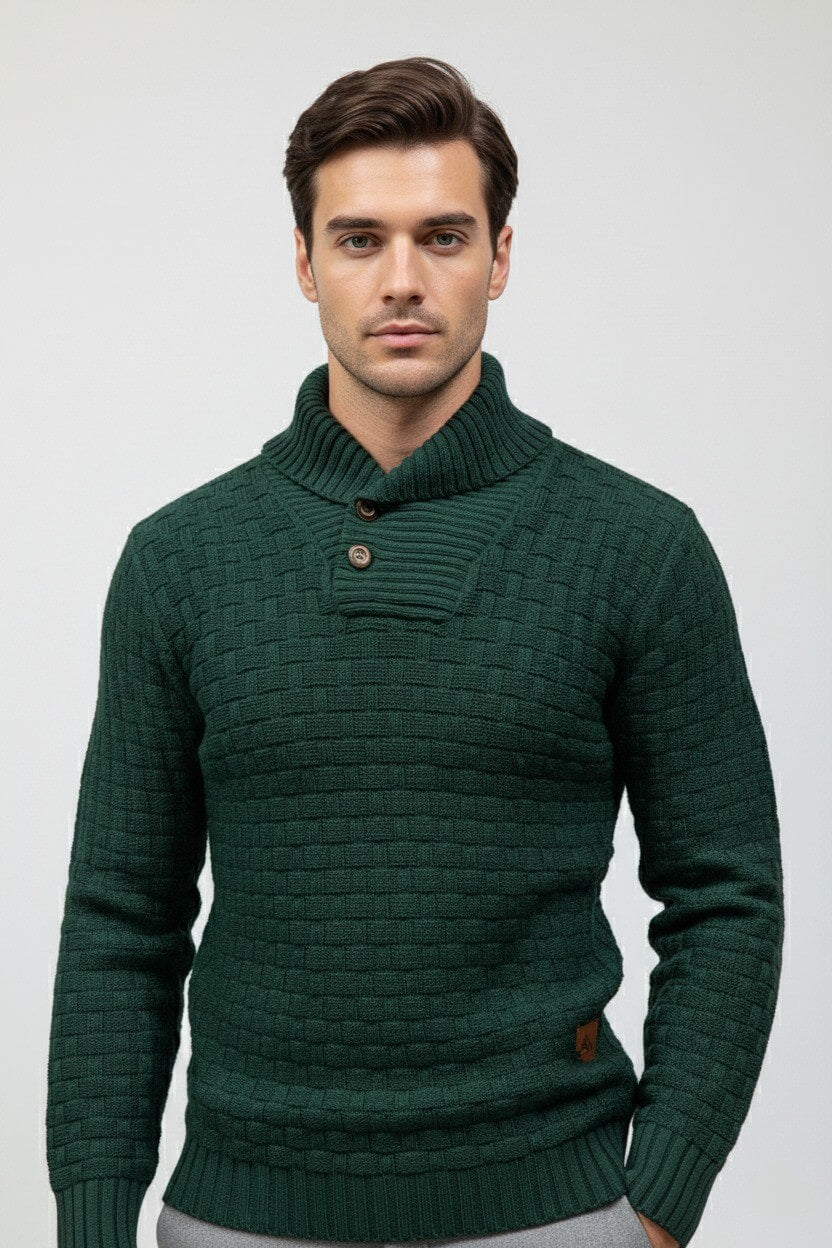 Valcien | Men’s Knitted Jumper – Classic Autumn Winter Knitwear