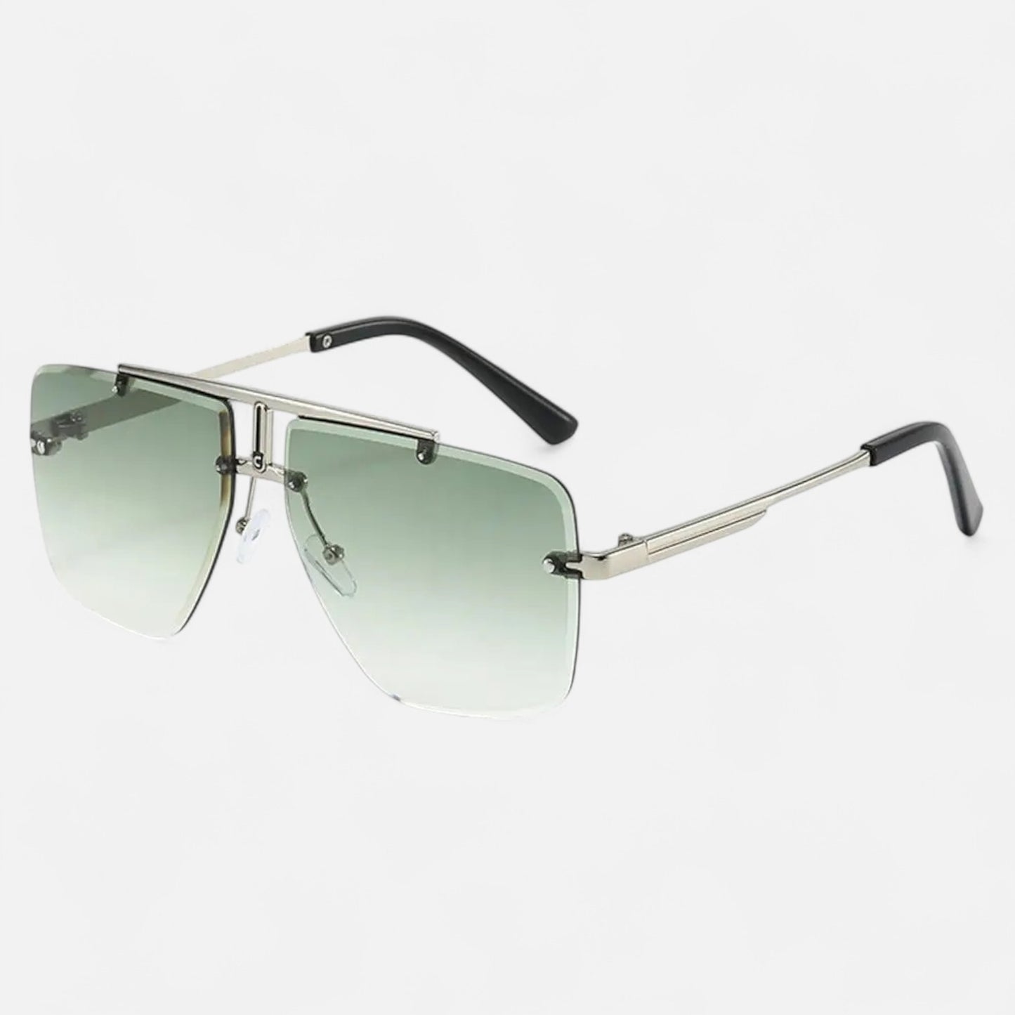 Valcien | Punk Square Frame Sunglasses – Retro Edge, UV Protection for Travel & Beachwear