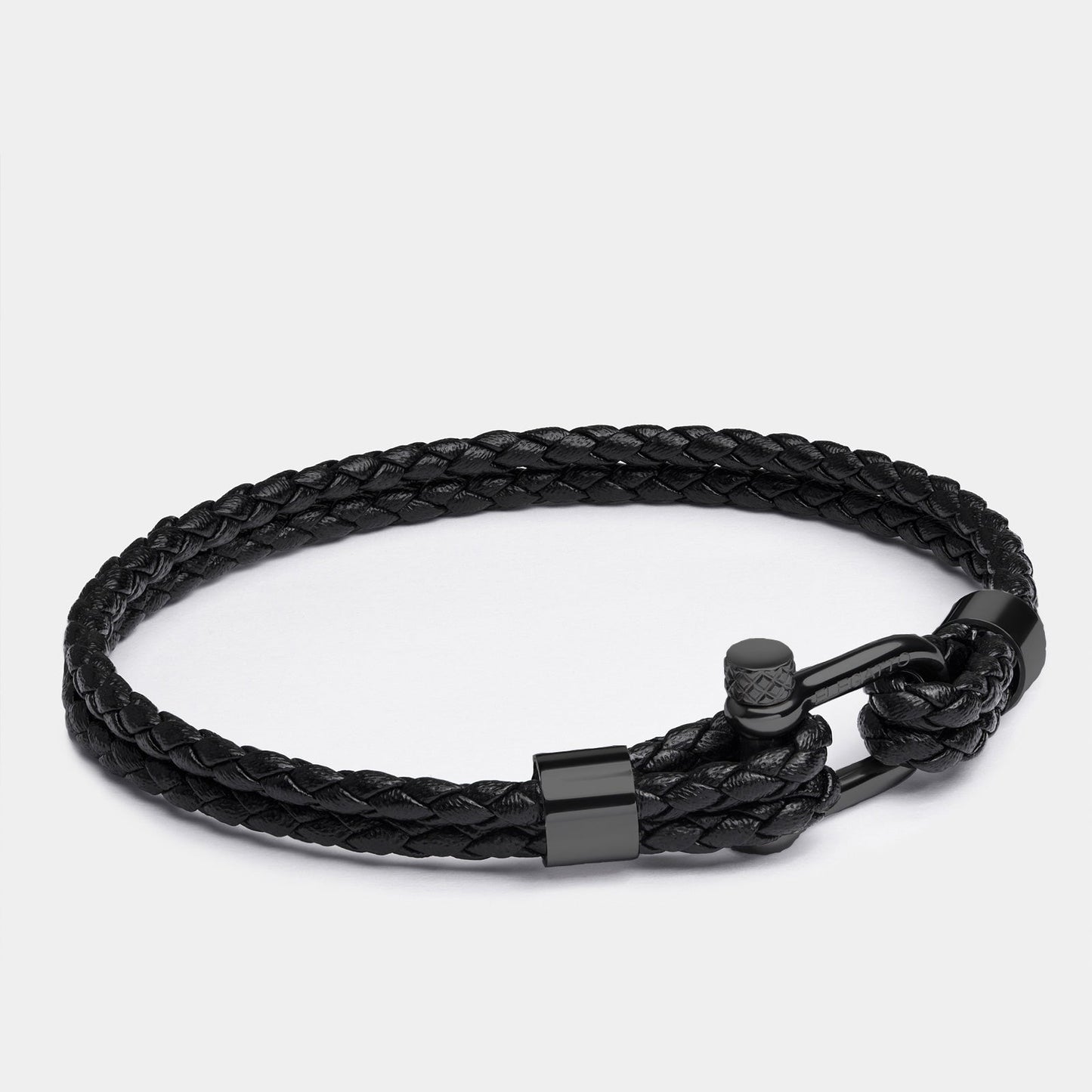 Valcien | Black Bucket Men Bracelet