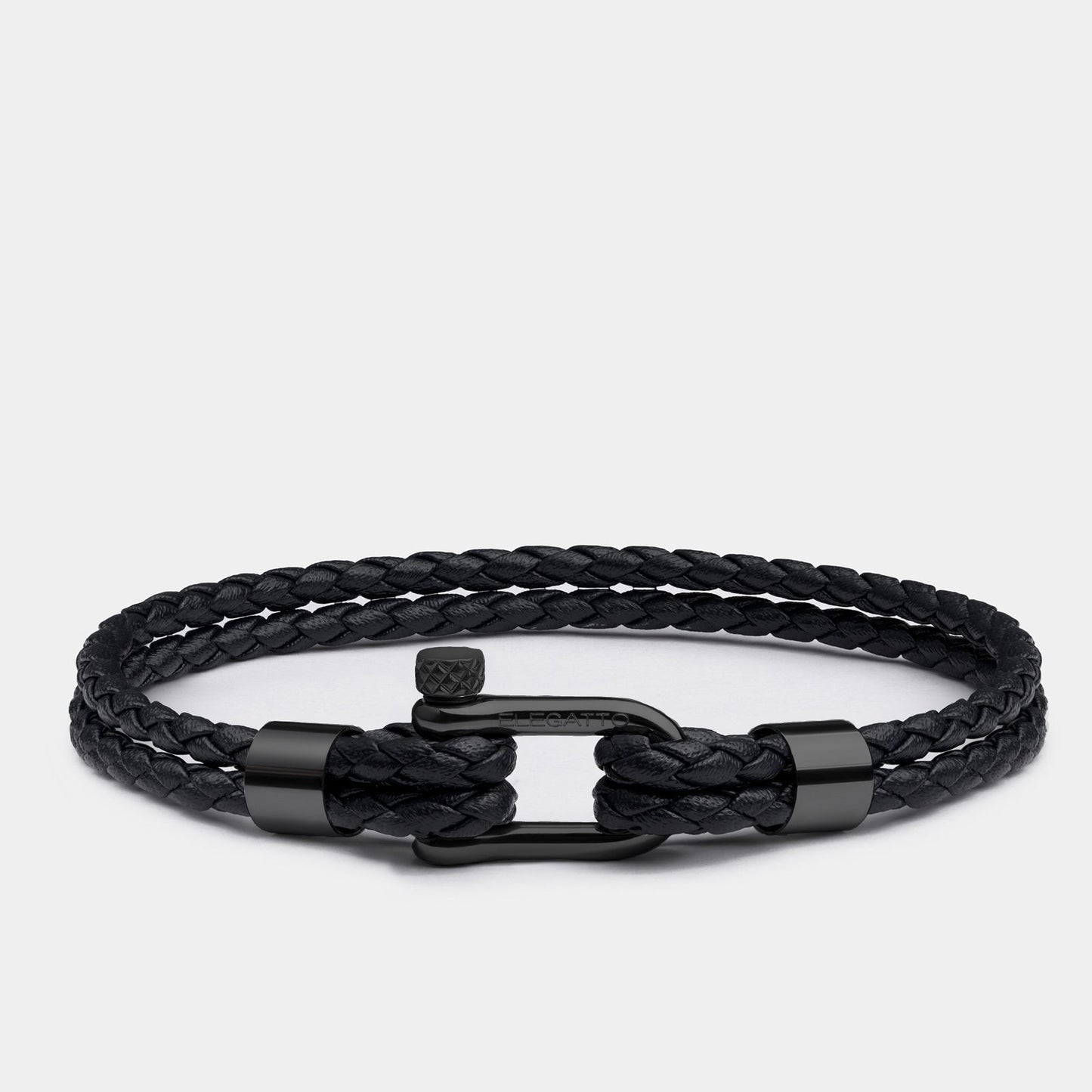 Valcien | Black Bucket Men Bracelet
