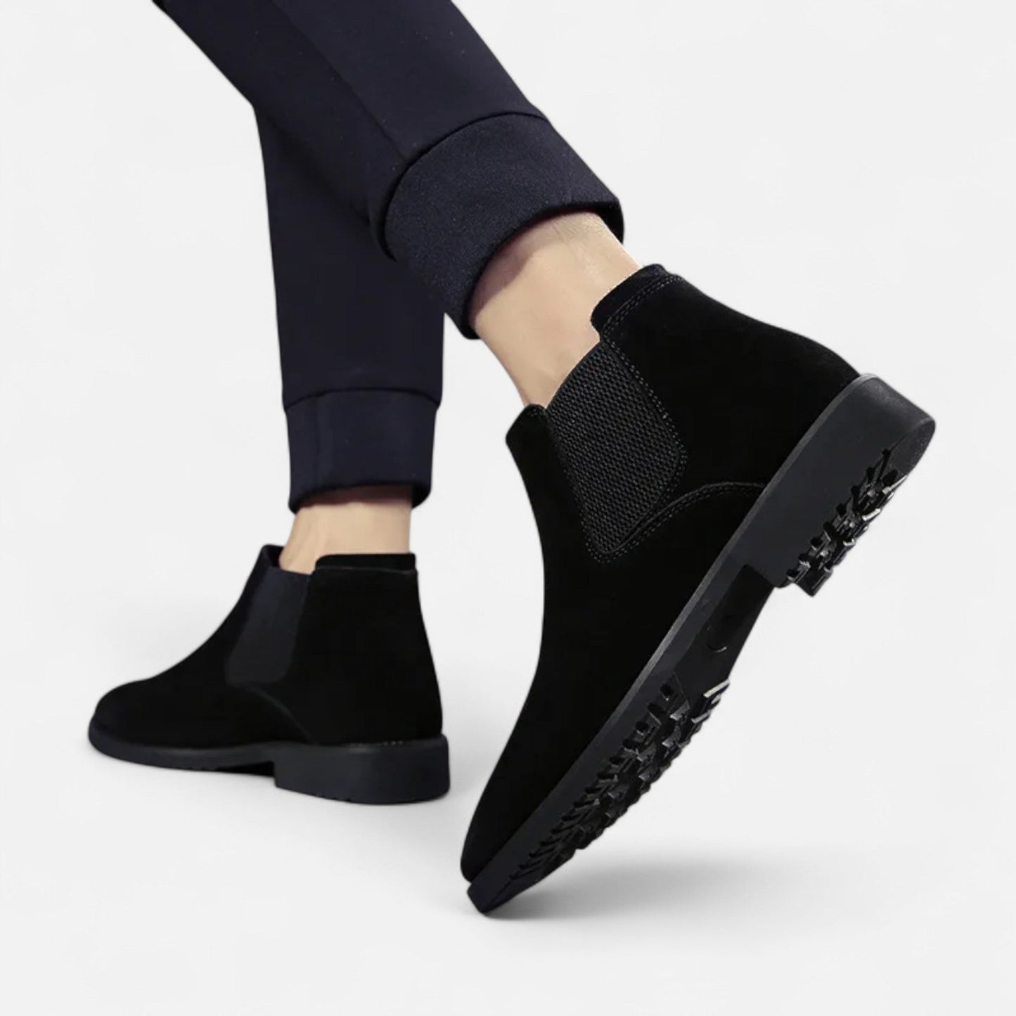 Valcien | Men’s High-Top Leather Chelsea Martin Boots