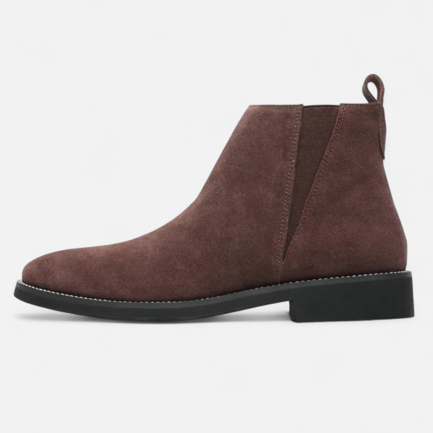 Valcien | Men’s British Suede Mid-Cut Zipper Boots