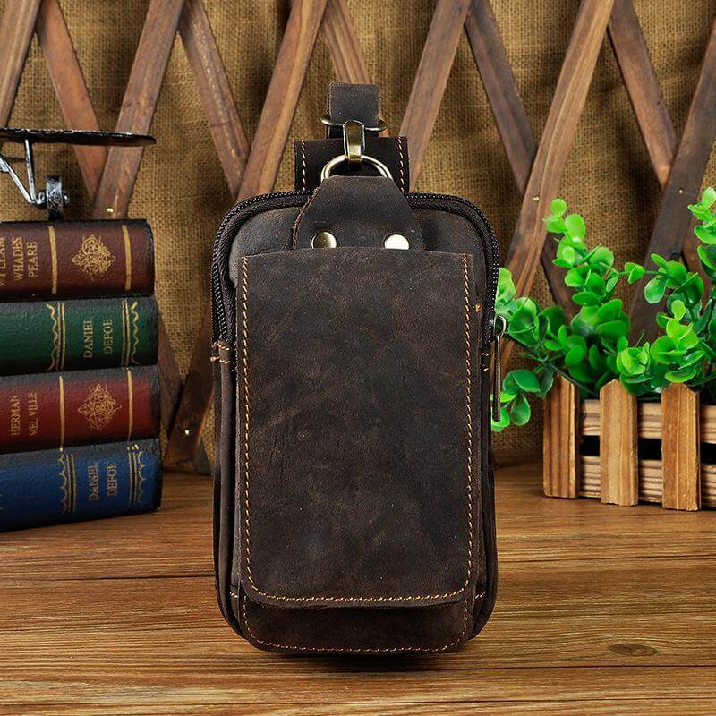 Men’s Crossbody Belt Bag | Multi-Pocket Waist Organizer