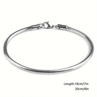 Valcien | Men's Stainless Steel Bracelet – Minimalist Modern Wristwear for Casual & Formal Elegance