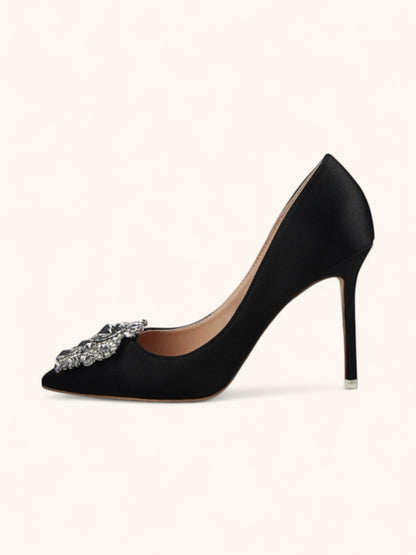 Gracie Leather High Heels – Timeless Elegance with Every Step