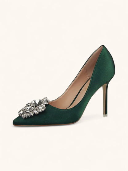 Gracie Leather High Heels – Timeless Elegance with Every Step