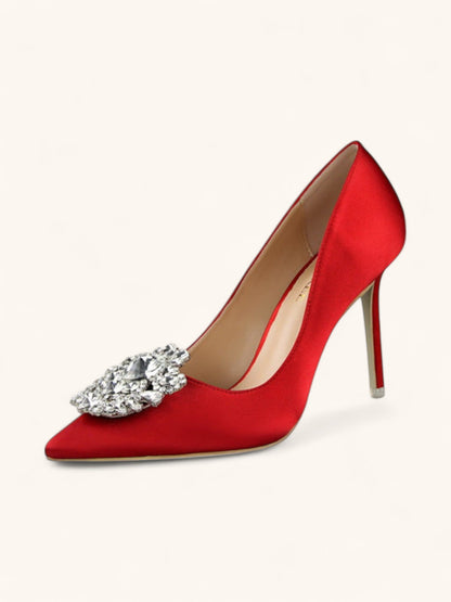 Gracie Leather High Heels – Timeless Elegance with Every Step
