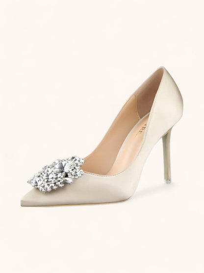 Gracie Leather High Heels – Timeless Elegance with Every Step