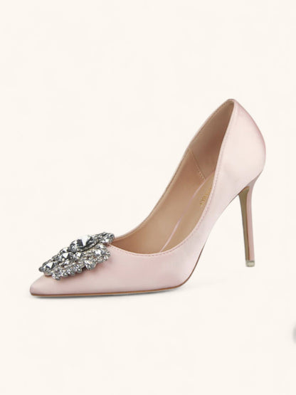 Gracie Leather High Heels – Timeless Elegance with Every Step