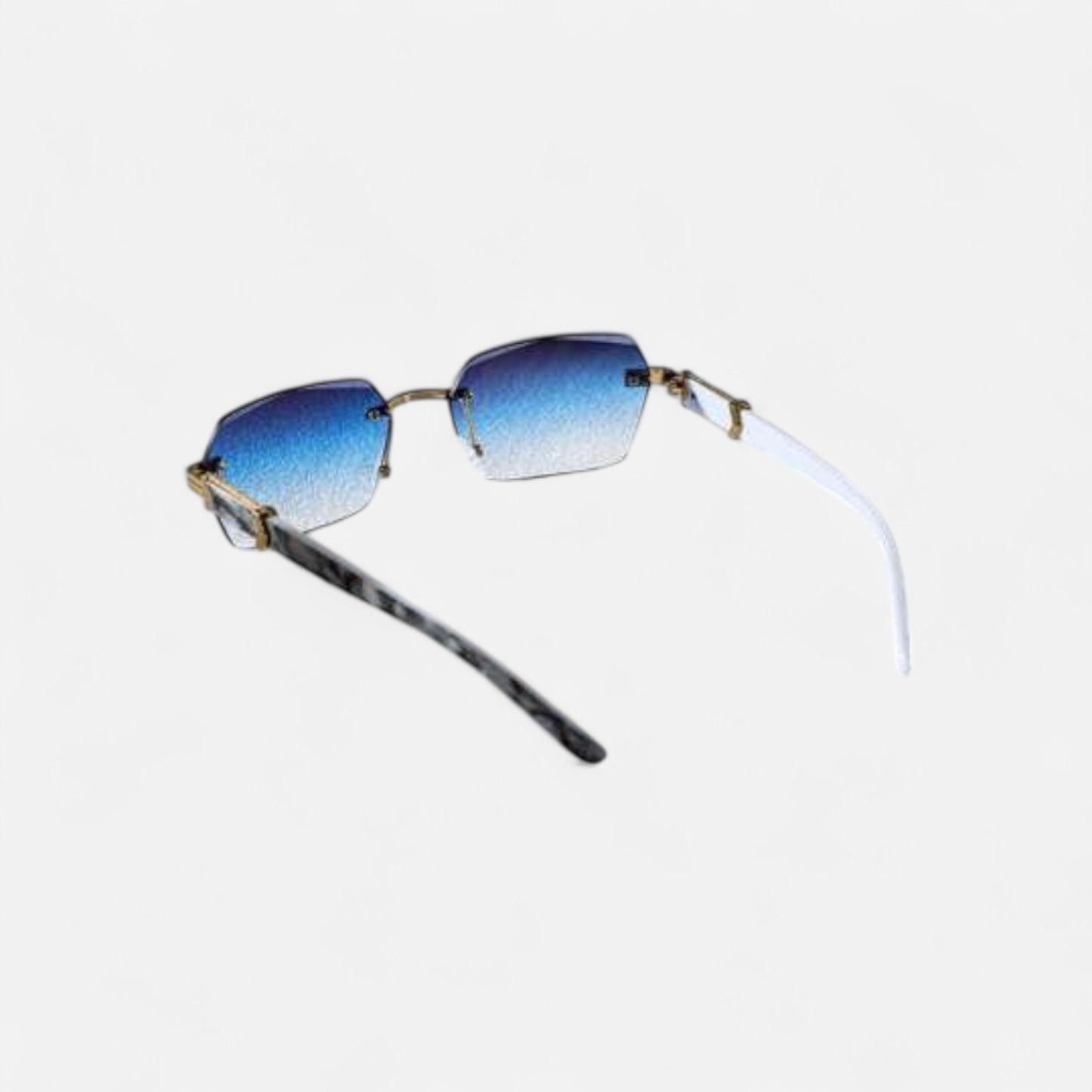 Valcien | Unisex Geometric Rimless Sunglasses – Modern Simplicity, Everyday Edge