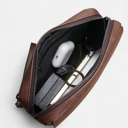 Valcien | Men's Vintage Clutch Wristlet Bag – Classic Form, Modern Function