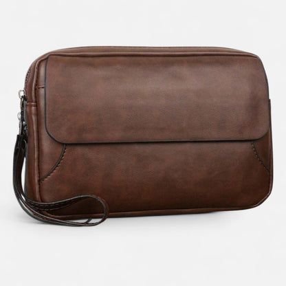 Valcien | Men's Vintage Clutch Wristlet Bag – Classic Form, Modern Function