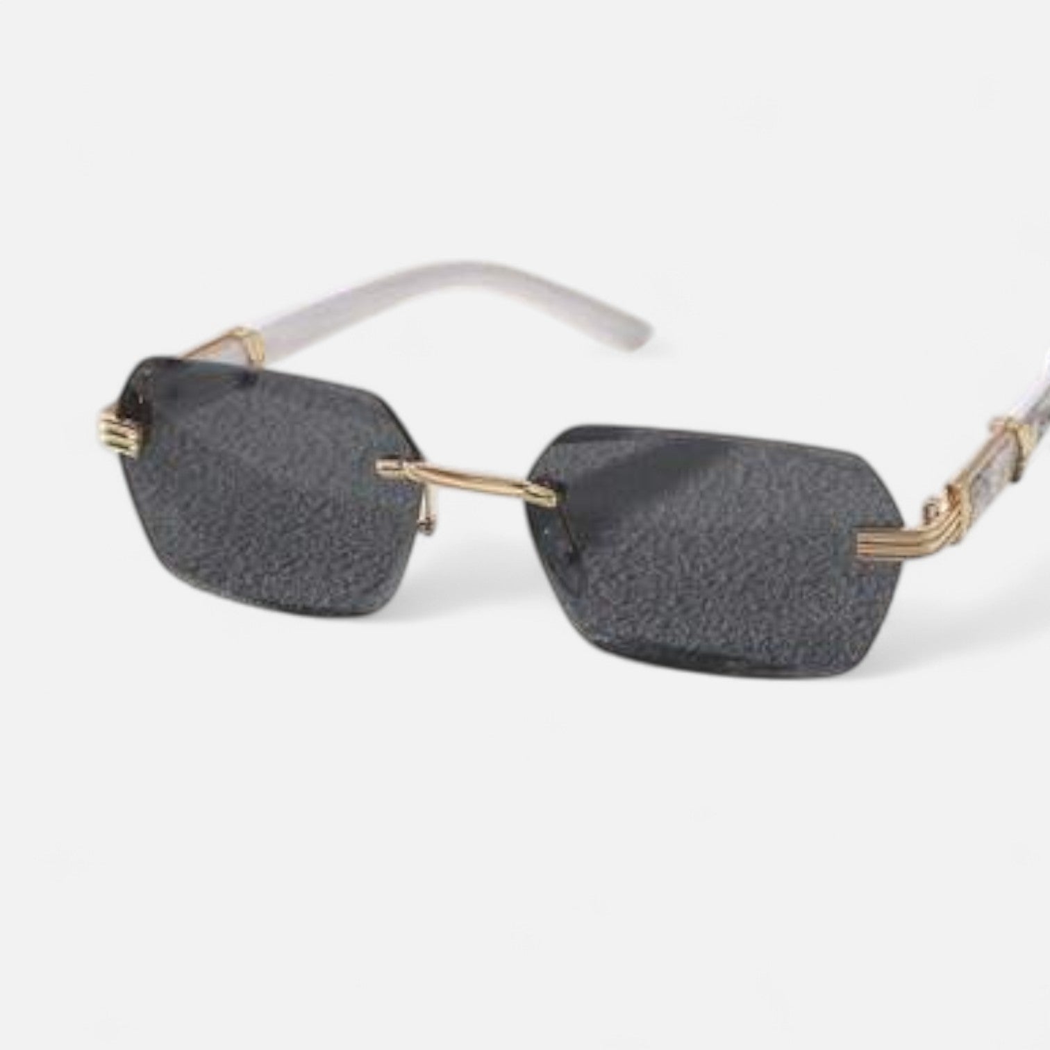 Valcien | Unisex Geometric Rimless Sunglasses – Modern Simplicity, Everyday Edge