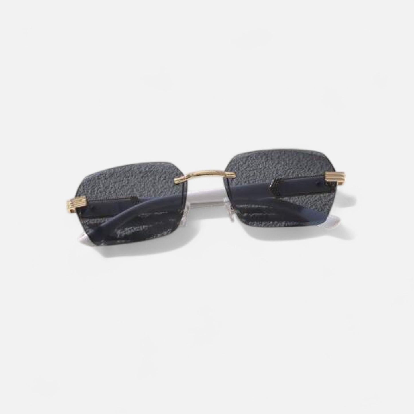 Valcien | Unisex Geometric Rimless Sunglasses – Modern Simplicity, Everyday Edge