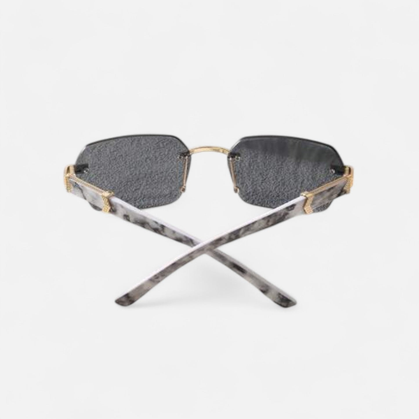 Valcien | Unisex Geometric Rimless Sunglasses – Modern Simplicity, Everyday Edge