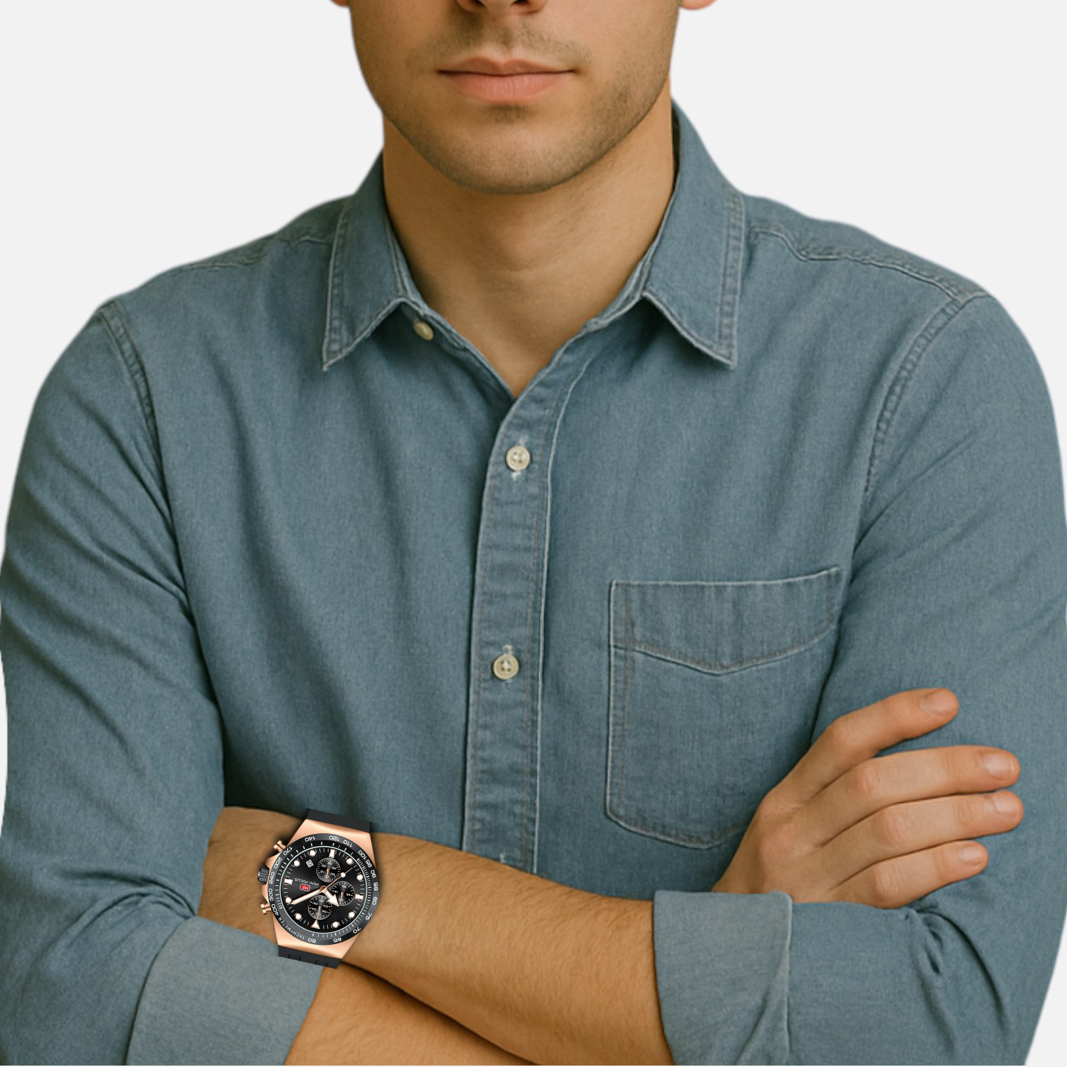 Valcien | Men's Sport Chronograph Watch – Quartz Precision, Waterproof Performance