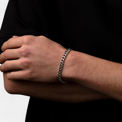 Valcien | Men's Cuban Chain Bracelet – Bold Form, Timeless Authority