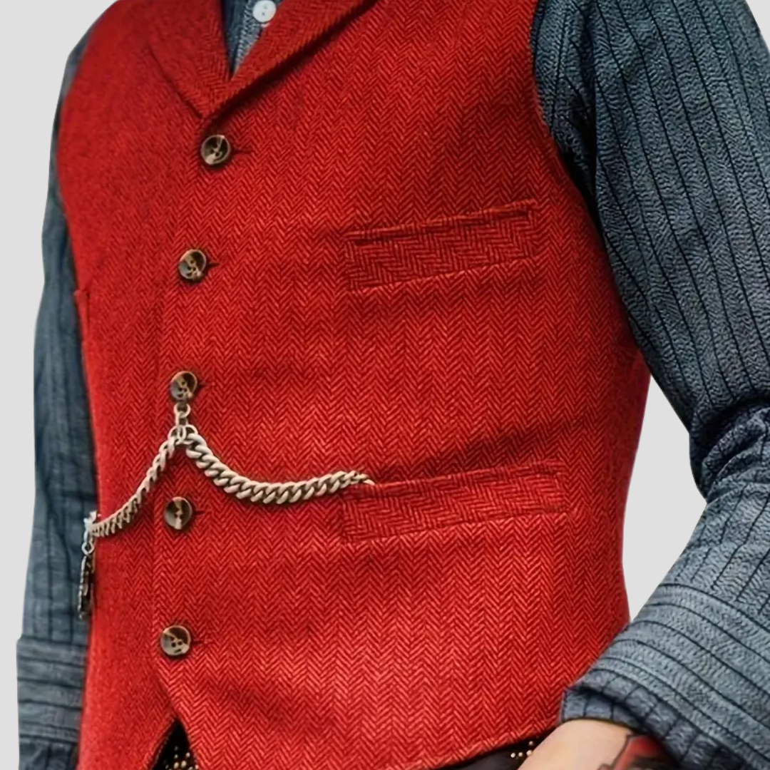 Men’s Suit Vest | Classic Button-Up Formal Waistcoat