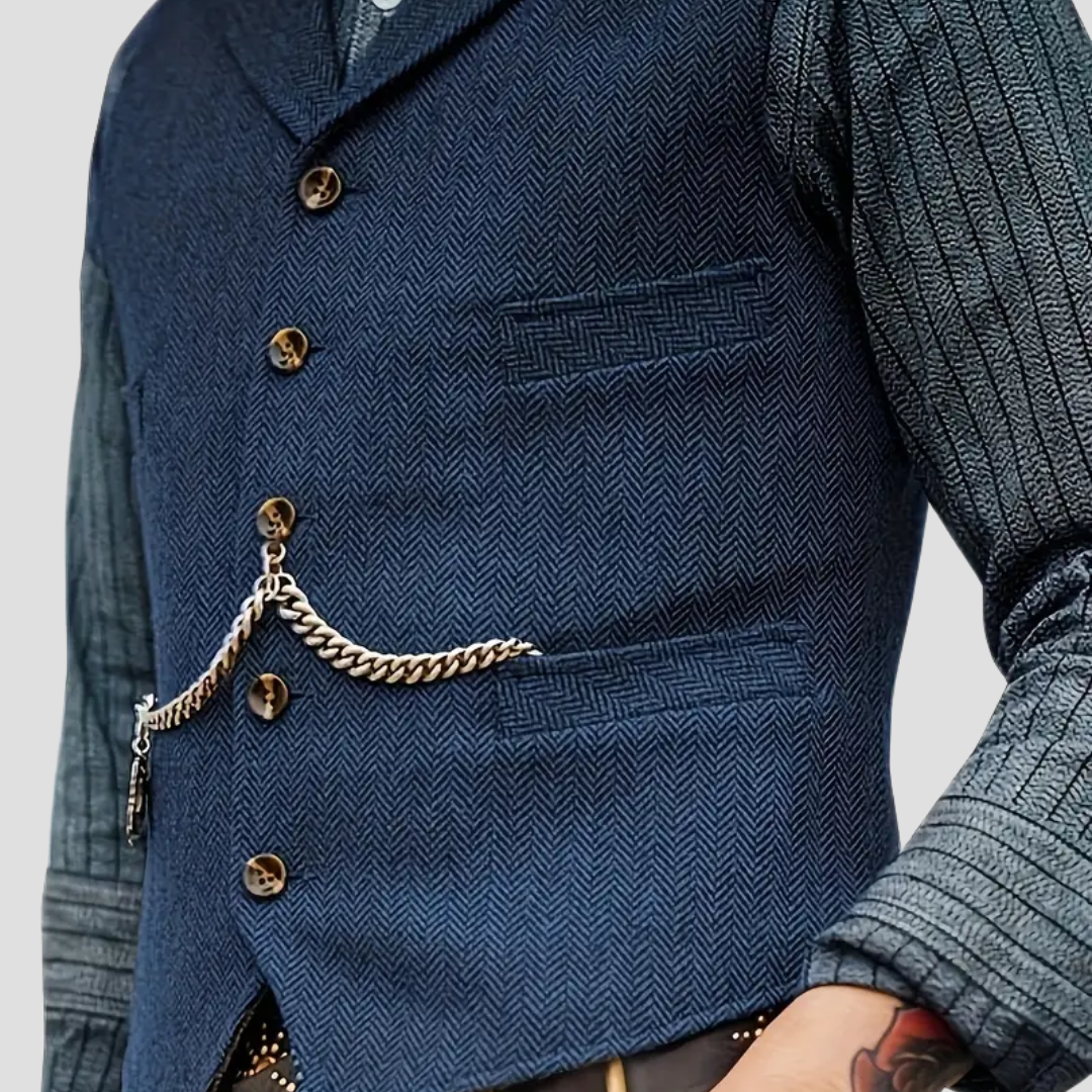 Men’s Suit Vest | Classic Button-Up Formal Waistcoat