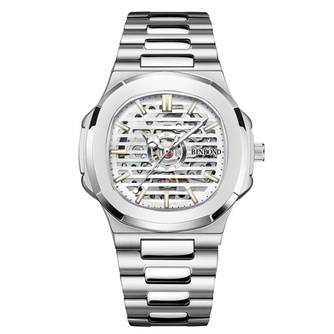 Valcien | Silver Classic Men Watch