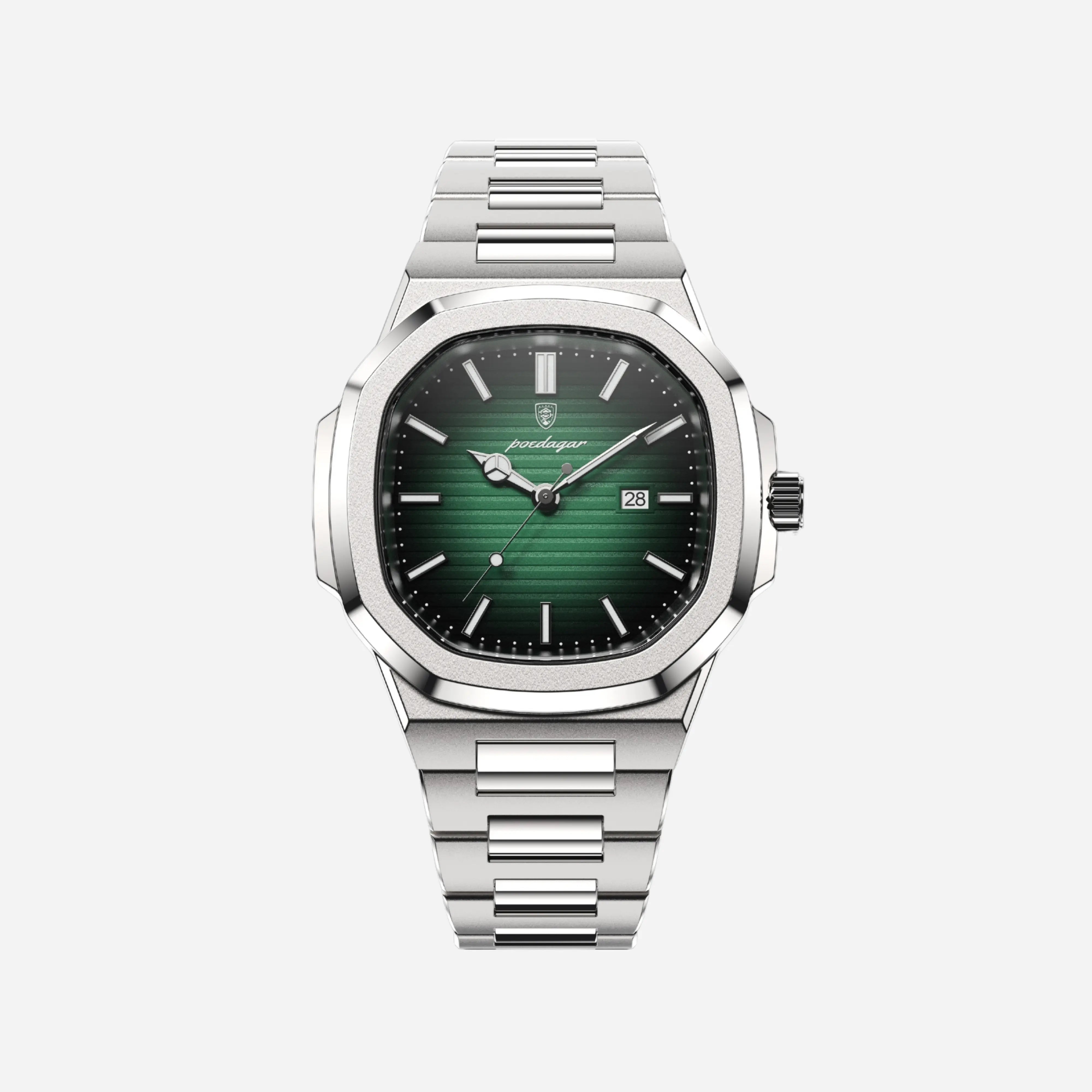 Prodagar Horizon | Men’s Stainless Steel Watch | Date Display | Valcien
